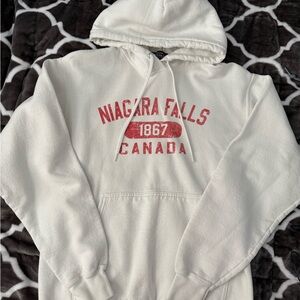 White Niagara Falls Hoodie